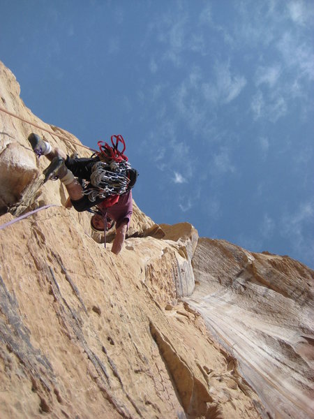 Paul heading for the summit. photo jim Shimberg