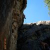 Mavericks 5.10a at the crux