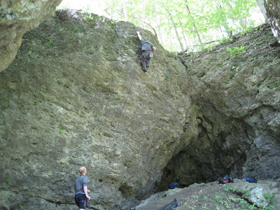 AK going for the finish