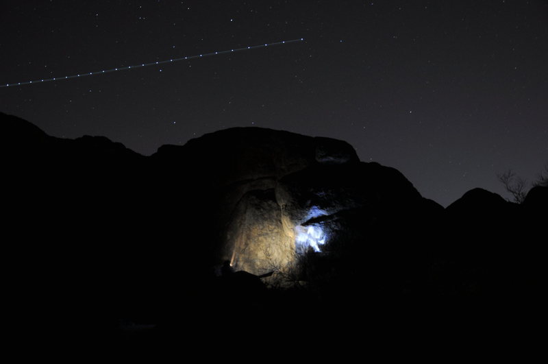 night climbing