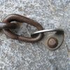 Old bolt and chain on Road Runner at the Puoux, Glenwood Canyon.