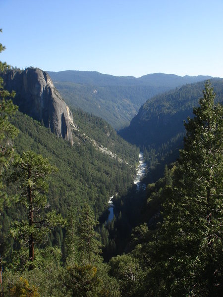 Day 1 - Lower Merced Valley and Elephant rock from Knob Hill.