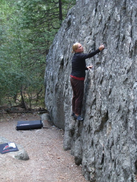 Hbomb heading up The Presidential on her first ever climb.