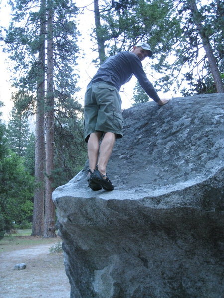 Standing on top of Ducktail Mantel