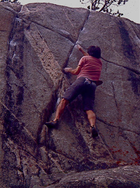 Bouldering at Cone Mountain, Empire CO.