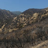 The entire Gibraltar Area, in Upper Rattlesnake Canyon, burned in the Jesusita Fire.