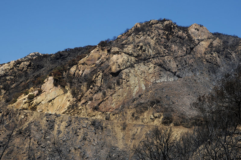 Toxic Waste Wall & Upper Gibraltar were especially hard hit by the fire.