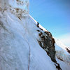 Belay over the north face.