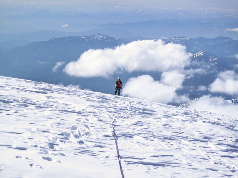 Mt. Baker. On the summit cap.