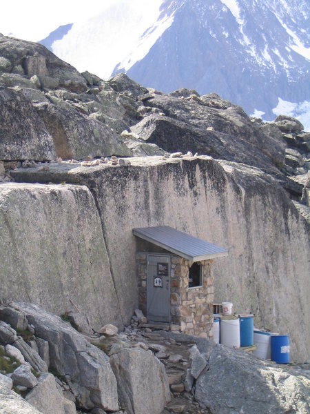 The best crapper on the planet.  Bugaboos BC.