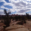 On trail to Confluence Overlook