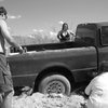 Are you stranded in the hot, brutal desert, dehydrated, and exhausted with no cell coverage, out of water, and with three toddlers? Not to worry, the Desert Rats Jonny, and Gigi, pros in stuck truck removal ; ) are here to save the day. <br>
<br>
(Jonny on left)<br>
<br>
Taken 6/2/09 in Arizona<br>
<br>
<br>
<br>
