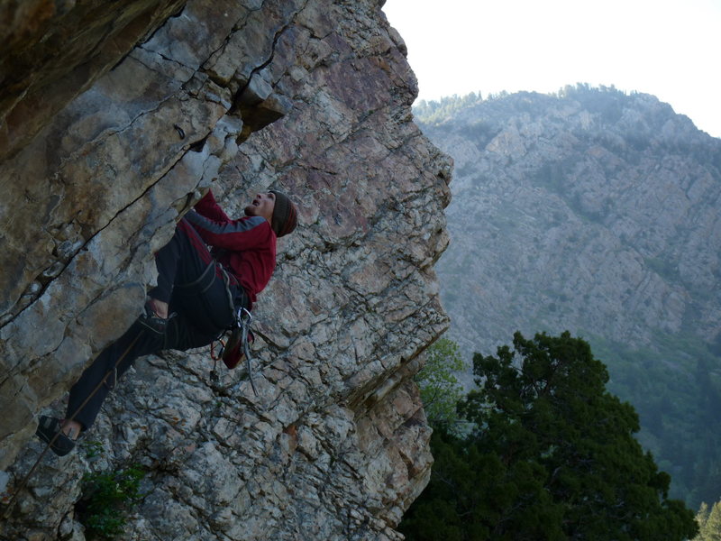 Mike nearing the lip on Black Monday