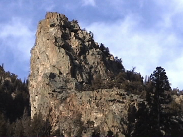 Looking up at Ra from across the valley.