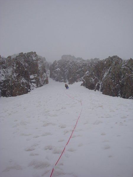 Conditions on May 2, 2009 during a snow storm.  