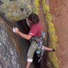 Climbing an off-width in Vedauwoo. Who would have thought?