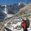 Headin up into Chasm Lake area for some thing.....can't remember....