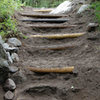 Looking up the newly maintained Syringe Access Trail.