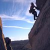 A guide, and his client.<br>
<br>
Route: SW Corner on Headstone Rock