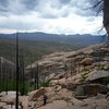 Looking south from the Brown Wall.