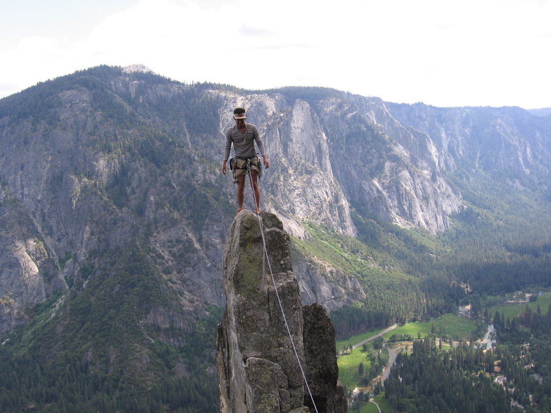 A spire on the arete , but not the arrowhead spire !