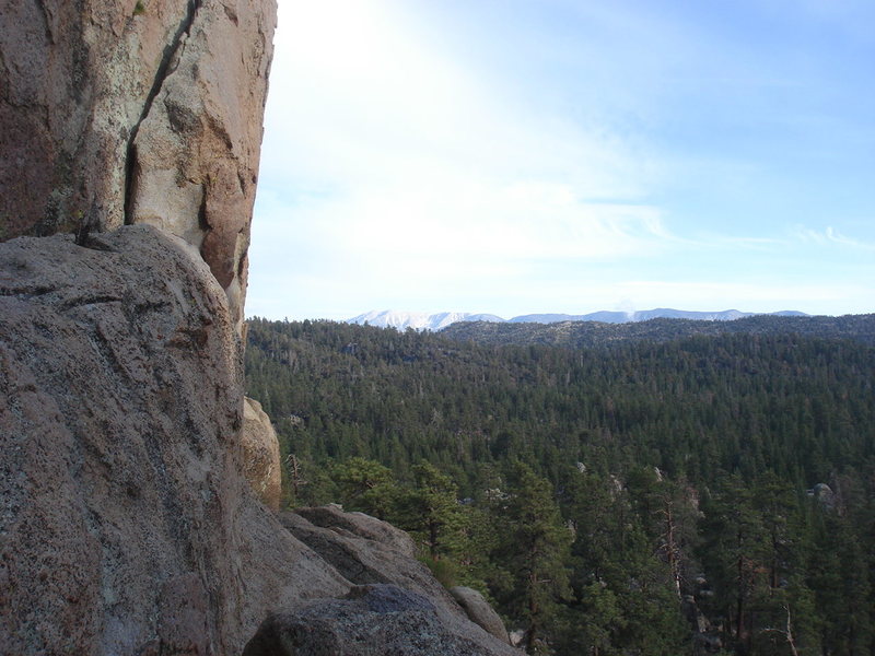 Mt. San Gorgonio from the central pinnacles.