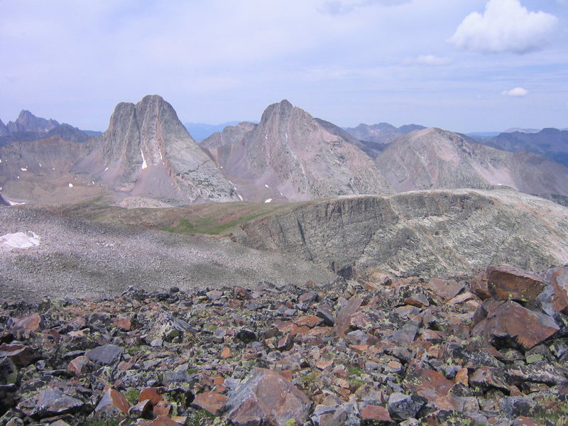 Vestal and Arrow Peaks