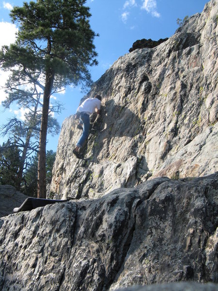 Nice face right of previous arete