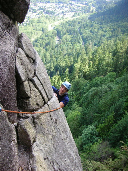 Top of the Angel's Crack pitch