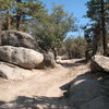 A portion of the road into the Central Pinnacles, Holcomb Valley Pinnacles
