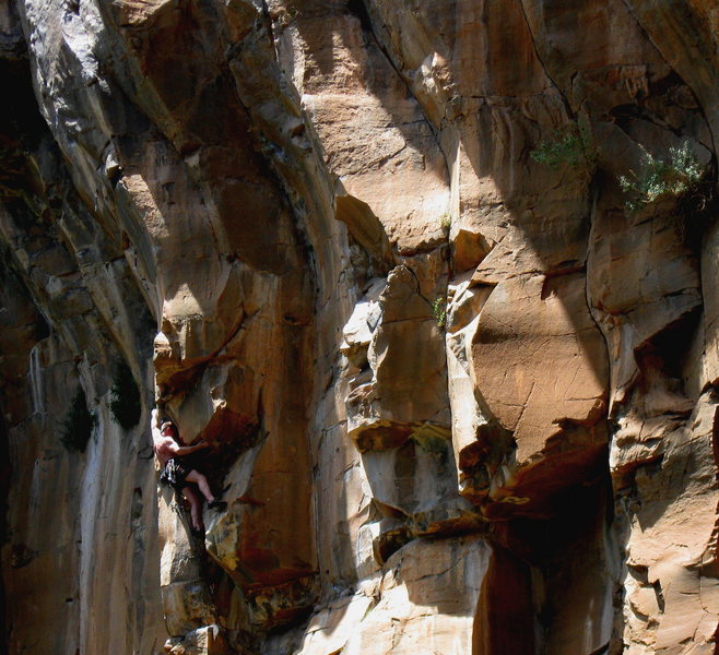 Keith Beckley on the low crux...