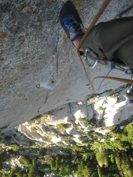 Looking down pitch 5's "Railroad Tracks." 