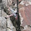 matt clipping the crux for lego on building blocks.