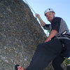 ME CLIMBING WITH SYLVAN ROCKS AT SYLVAN LAKE JULY 4TH, 2009......