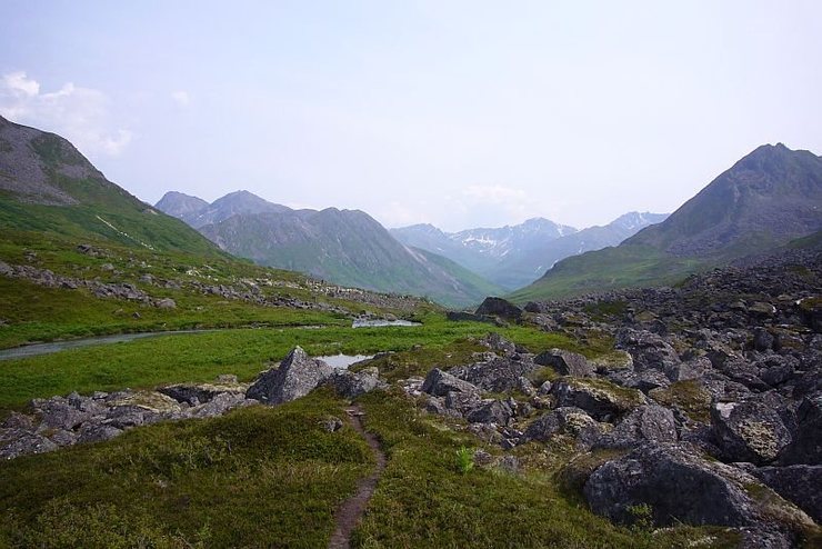 The Archangel Valley of Hatchers Pass