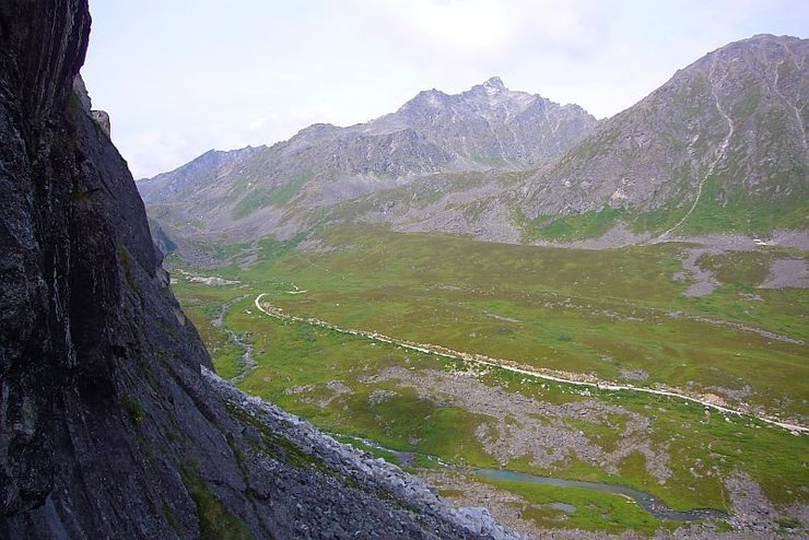 The Archangel Valley of Hatchers Pass...The view from the White Spot Wall