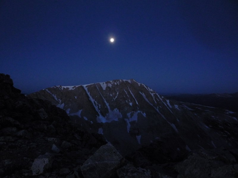 Full moon over Jenkins Mtn.