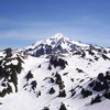 Glacier Peak from White Chuck Glacier area.