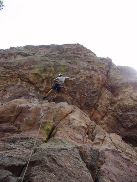 starting the crux @ the first bolt