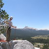 Tristan at the start of pitch 1