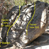 Photo/topo for Ranger Station Rock 3, Tramway