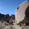 Bouldering in Bishop.  April 2008.