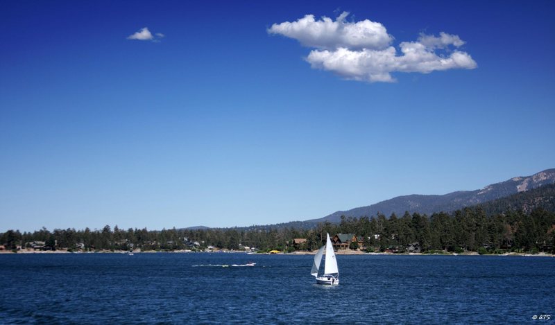 A beautiful day on Big Bear Lake