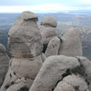 From the summit of the Frare (the highest summit of the region of "Frares" we have this view of the "Lloro"