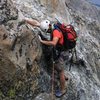 Matt committing to some last difficulties up high on the Buckingham Ridge.  Solid!