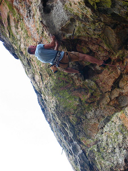 Vince working out the low crux in '08