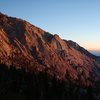 Morning light on some of the many domes and cliffs lining the north side of Lone Pine Creek.