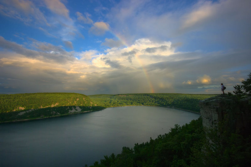 Devils Lake just after the storm. July '09.