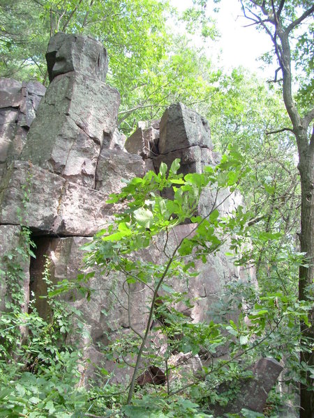 As seen from the west side.