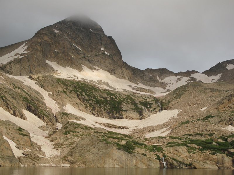 Mount Toll across Blue Lake.